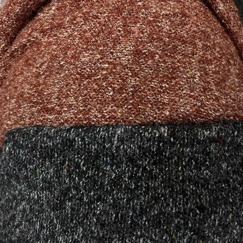 

Весенне-осенний вязаный свитер, сделай сам, хлопковая полиэфирная пряжа, ткань с глубокими глазами, оранжевый, смешанный цвет, вязаный базовый цвет, ткацкий материал в горошек