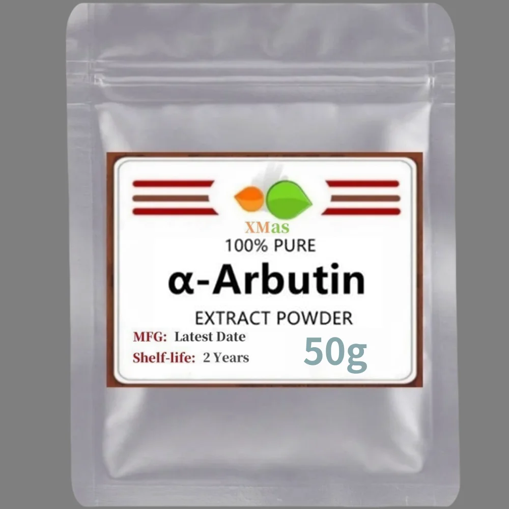 Premium AlphaArbutin Powder for Skin Whitening - 99% Purity Cosmetic Raw Material (Ship The Newest Produce Product)