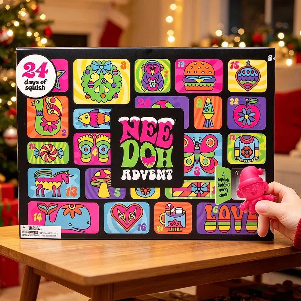2026 New Hot Needoh Advent Calendar Gift For Children 24 Day Countdown New Year Family Friends Blind Box Party Toy Gift