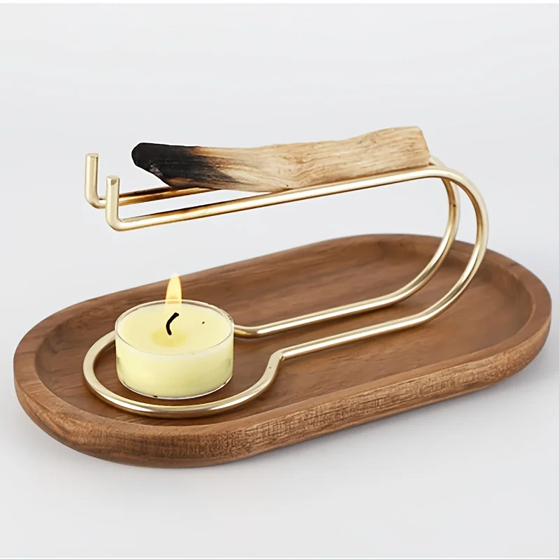 An Incense Holder, Wooden Candle Holder, Incense Stand, Home Atmosphere Decorative Piece