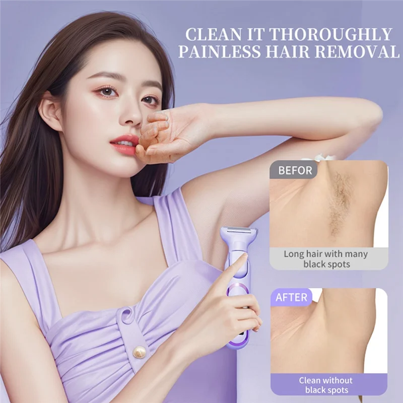 【Berserk】 Tagliacapelli per gambe da donna Rasoio per tutto il corpo Dispositivo per la depilazione impermeabile Strumento per la depilazione