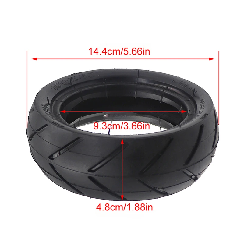 New150x50 Tires  Inner Tubes: Perfect Fit for 6-Inch Small Surfing Electric Skateboard Wheels