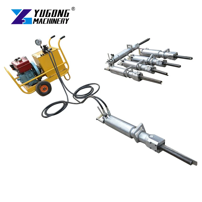 Hydraulic Rock Splitter |Hydraulic Cleaving Machine|High-Power Stone Breaking Tool | Efficient & Safe for Mining and Demolition