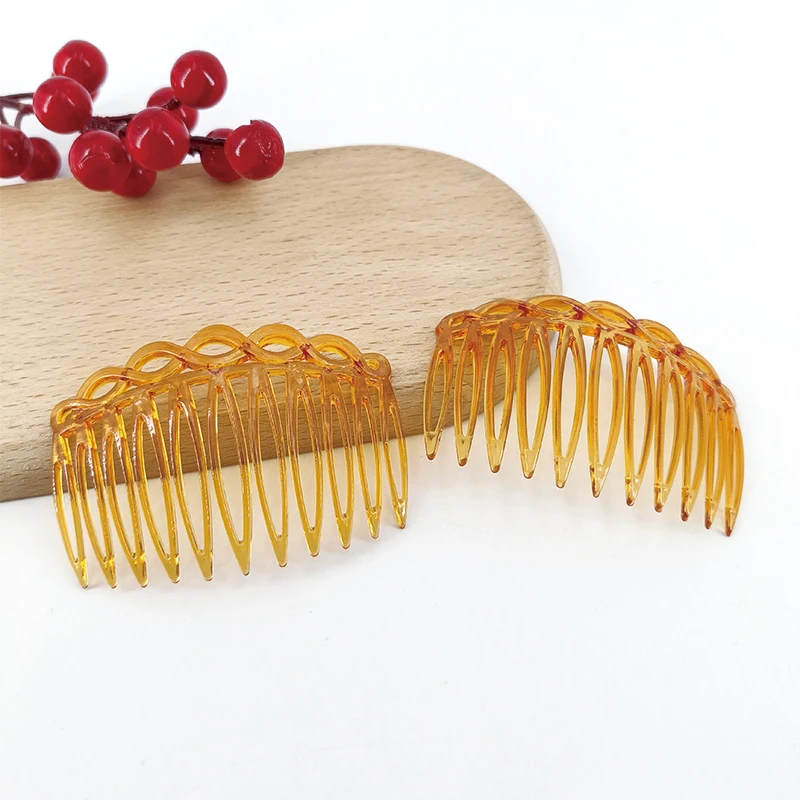 2/16 Stück französischer gedrehter Haarkamm mit 11 Zähnen – einfaches und stilvolles Haar-Accessoire für Frauen und Mädchen – Detail 6