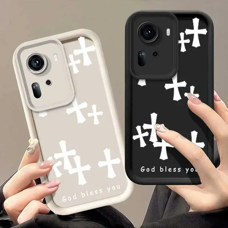 Reno11 God Bless You  Sky Eye Ladder Phone Case For OPPO Reno 11Pro 10ProPlus 10 9 9Pro 8T 8 8Pro 8Lite 8T 7 6Z 6 5 4 2Z Cover