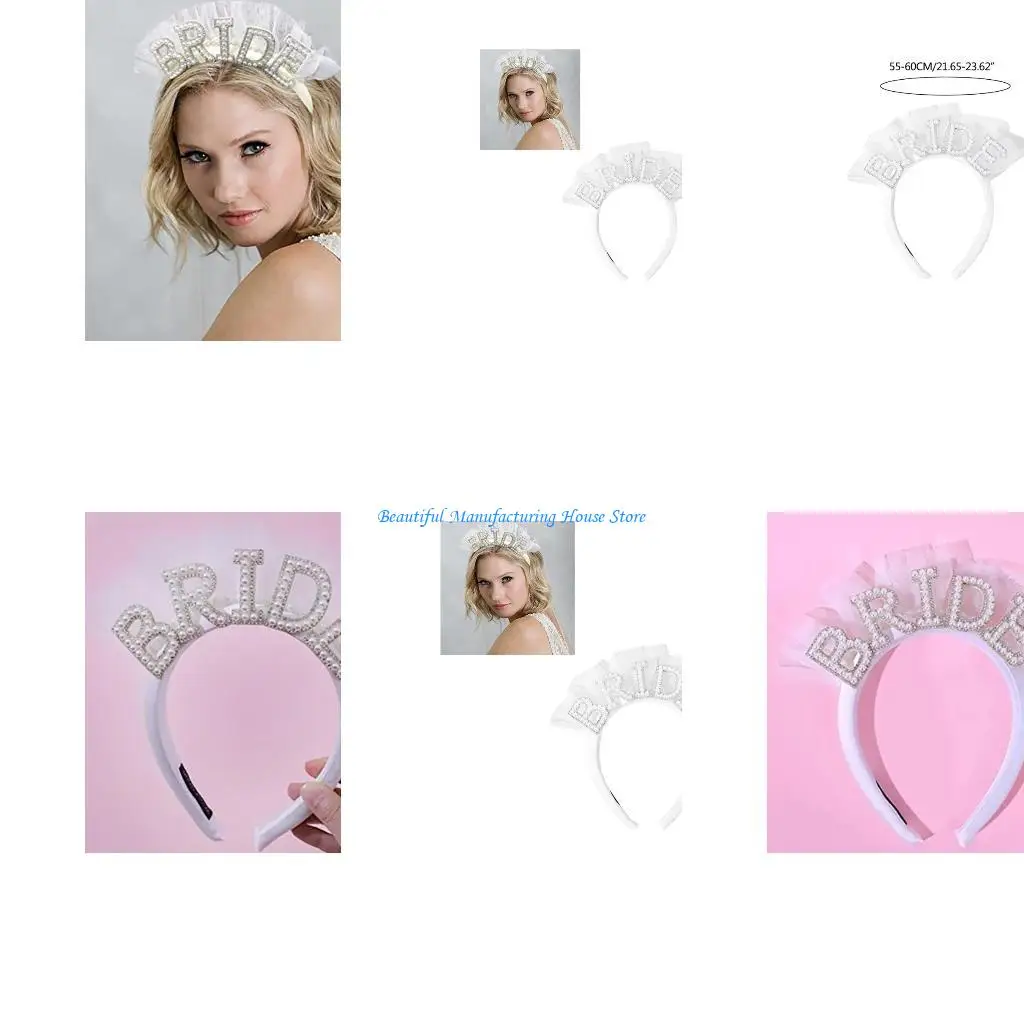 E56A Diadema novia decoraciones para despedida soltera novia para ser Tiaras tocado novia