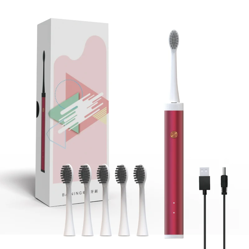 Sonic Elektrische Tandenborstel Smart Tandenborstel Voor Volwassen Timer Borstel Usb Oplaadbare IPX7 Waterdicht Voor Tandenborstels Heads Set