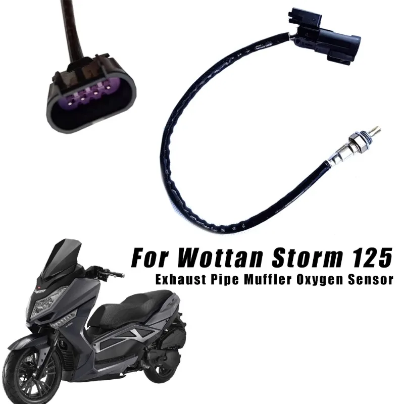 

Motorcycle Exhaust Pipe Muffler Oxygen Sensor Parts For Wottan Storm 125