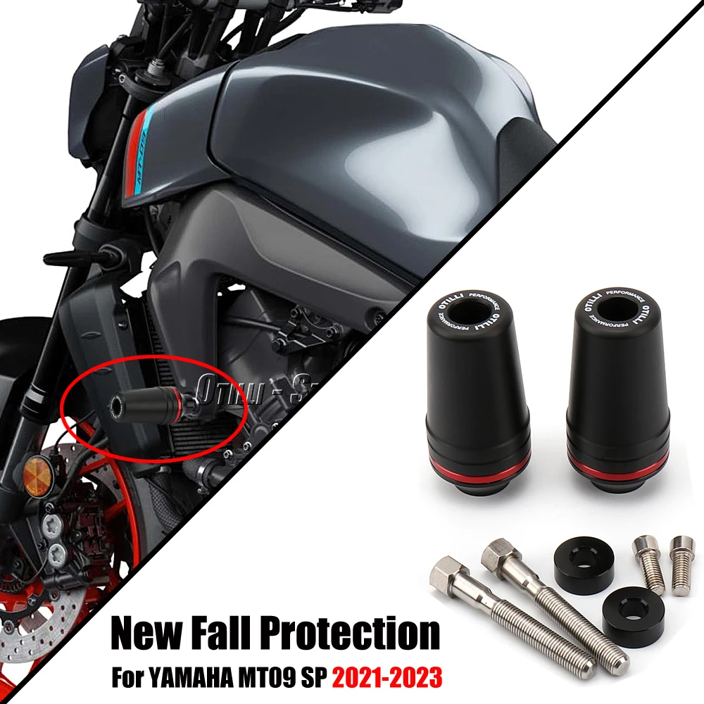 

2021 2022 2023 New Frame Sliders Crash Protector For YAMAHA MT09 SP MT 09 MT-09 Motorcycle Accessories Falling Protection Pad