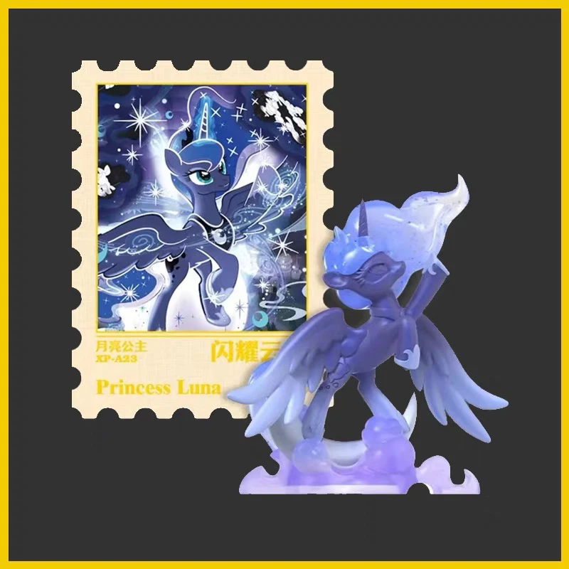 Official Genuine KAYOU My Little Pony Card Magic Rubber Doll Twilight Sparkle Collectible Card Anime Themed Holiday Gifts Toys