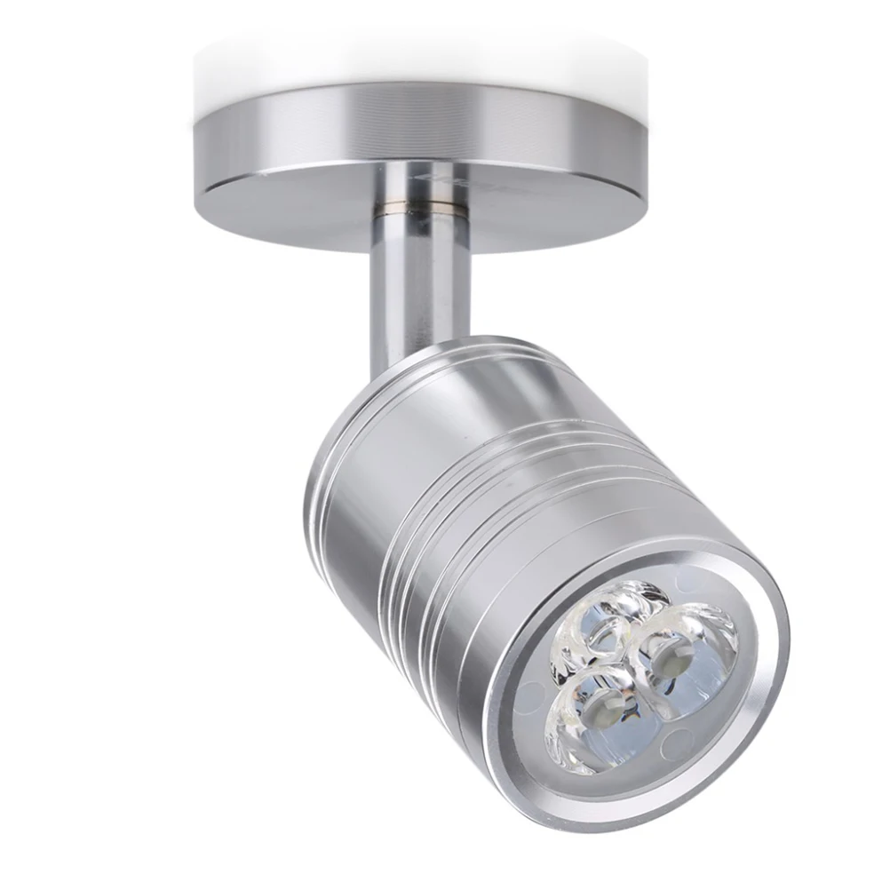 

3 W Warm Light Spotlight Round Wall Fixtures Color LED Ceiling Track Lighting Double