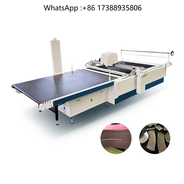 Automatic Textile Fabric Batik Print Store Denim Jacket Woven Cloth Cutting Machine Cutter