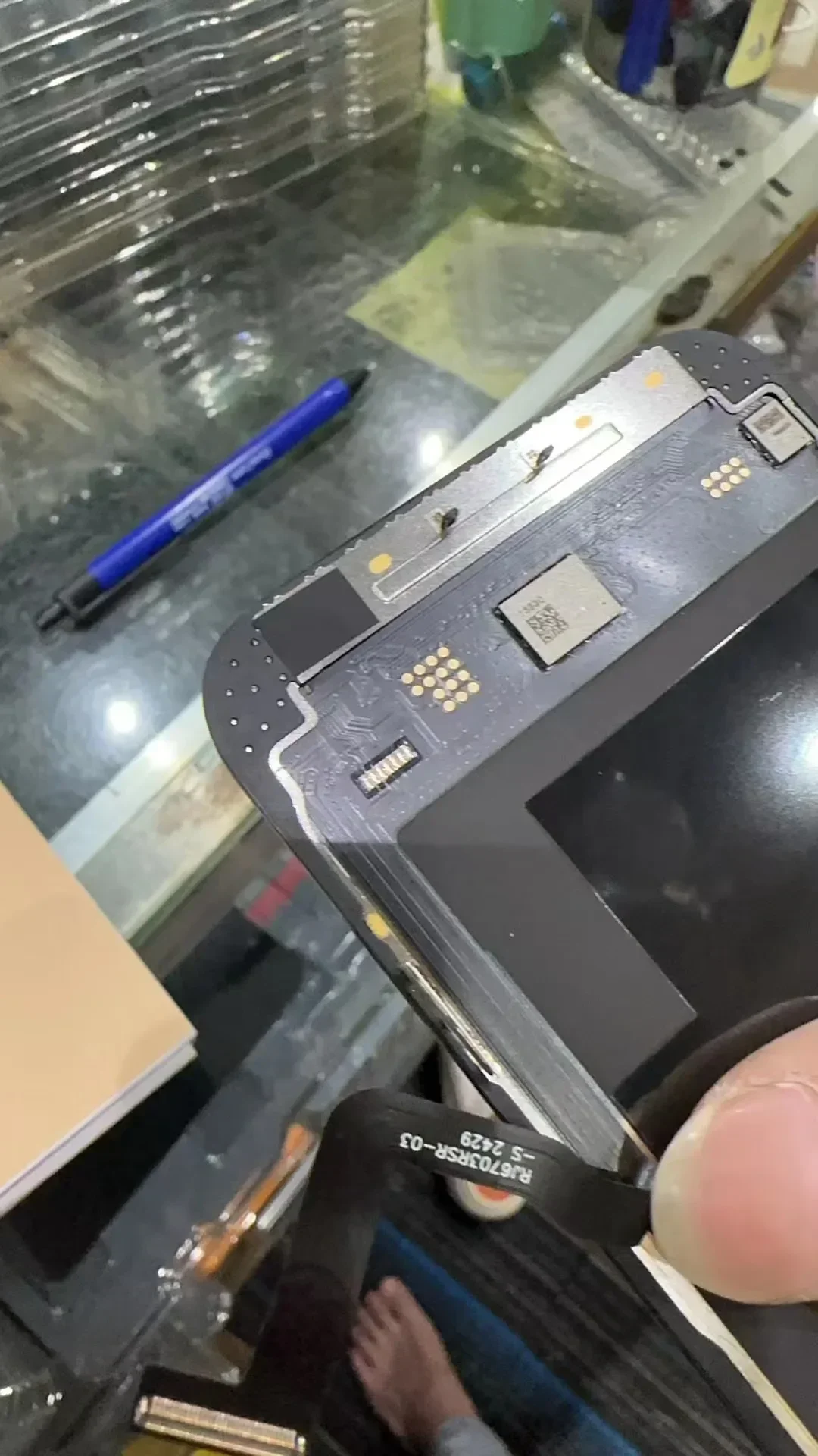 DD and RJ SL Brand Copy LCD Transfer IC Flex Cable for Soldering Original IC on This Flex Cable Install