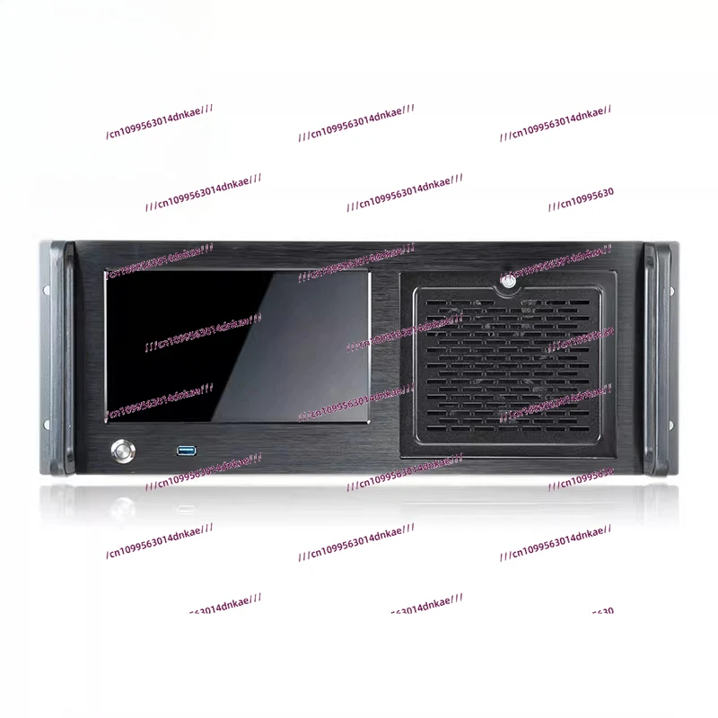 4U Chassis with Screen, Touch Screen 4U Industrial Control 9-inch LCD Display, Rack-type Integrated Workstation, Industrial