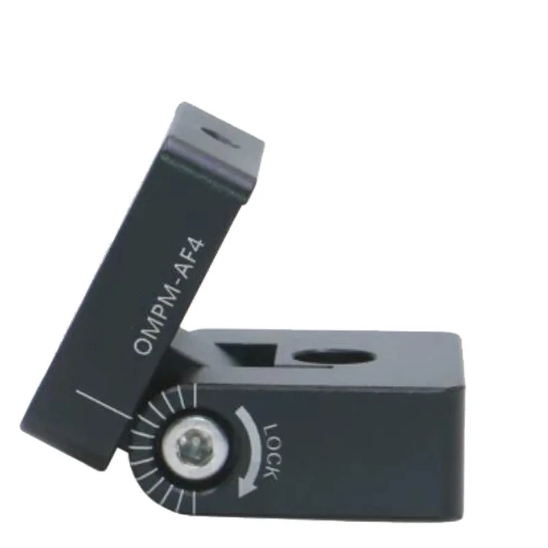 OMPM-AF4 Right-Angle Adjustable Flip Aluminum Optical Lab Mount 0-90° Lockable 11 M4 Threaded Holes