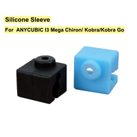 E3D Heated Block Silicone Sock For ANYCUBIC I3 Mega Chiron Kobra Kobra Go Heating Block Silicone Sleeve 5pcs
