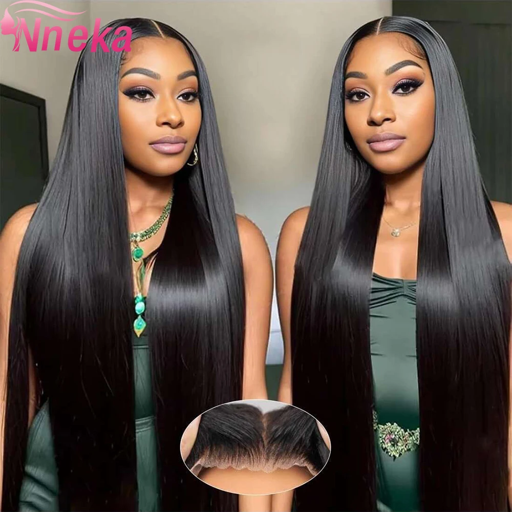 

Парик из натуральных волос 5x5 4x4 без клея, предварительно выщипанный, для женщин, с прозрачным кружевом 13x4, длиной 40 дюймов, прямой, 13x6, с полной фронтальной частью, 200% плотность