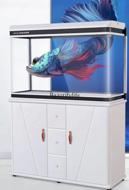 

LD33Aquarium Living Room Home Change Water Ecological Landscaping Landing Fish Globe