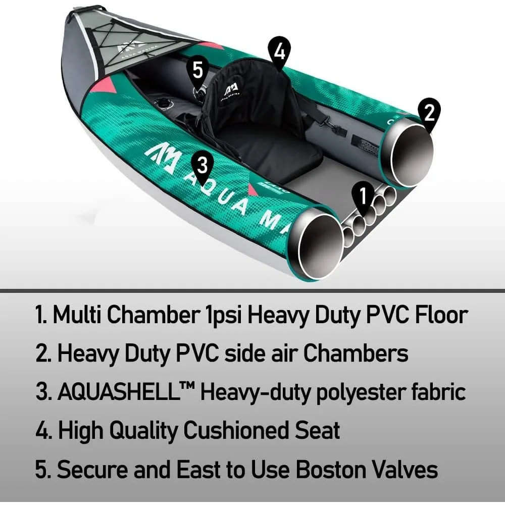 aquamarina Kayak Inflatable with Paddle