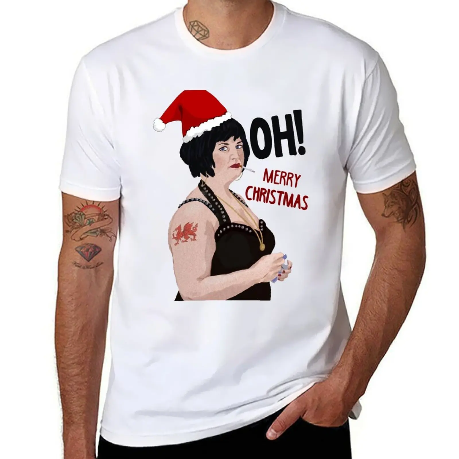 

gavin and stacey xmas T-Shirt t shirt men 100% cotton luxury brand man t shirt cotton high quality T-Shirt