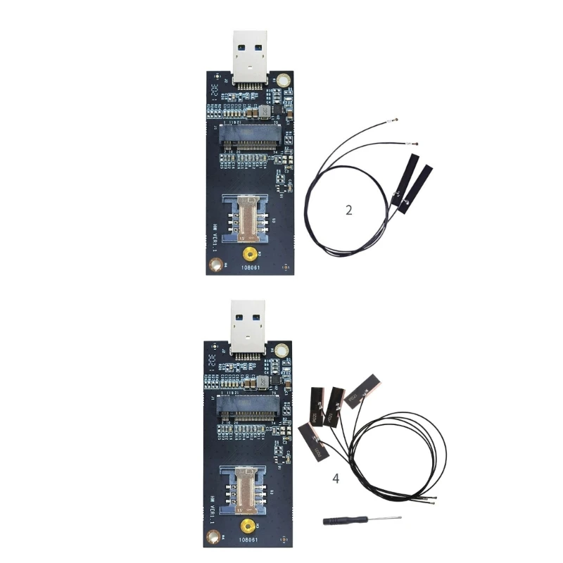 DN59 L860-GL WWAN 3G Modem to USB Adapter DW5811e DW5816E EM7455 L860-GL WWan Card