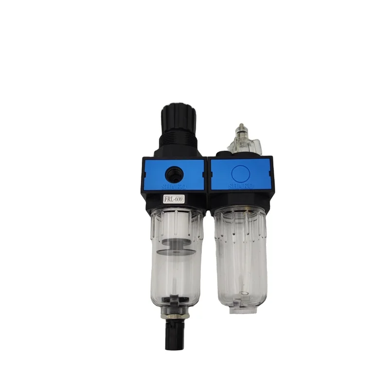 FRL600A-02 Dual Unit 2-Point Pressure Regulating Valve Filter Oil-Water Separator KINGPIN Pneumatic Components