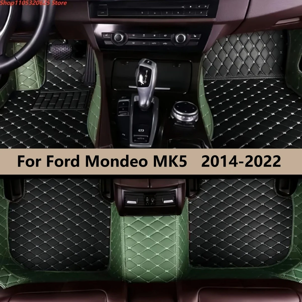 

Car Floor Mats For Ford Mondeo MK5 2014-2022 Custom Auto Foot Pads Carpet Cover Interior Accessories