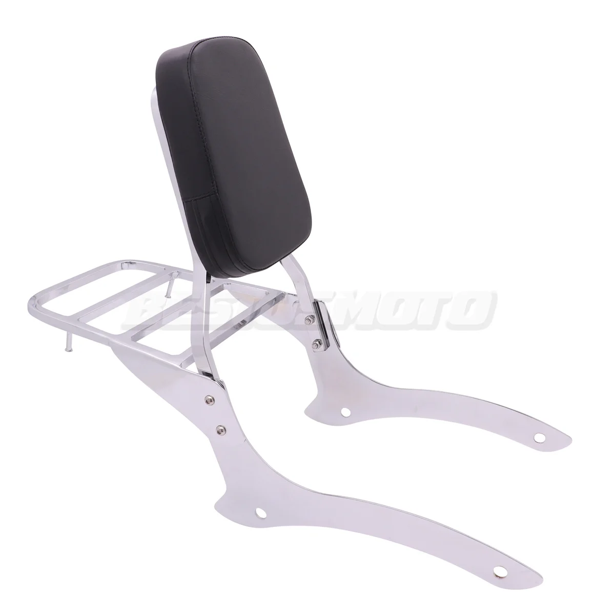 Motorcycle Passenger Backrest Sissy Bar Luggage Rack For Yamaha V-Star Drag Star DS1100 XVS1100 DS XVS 1100 Custom 2000-2011