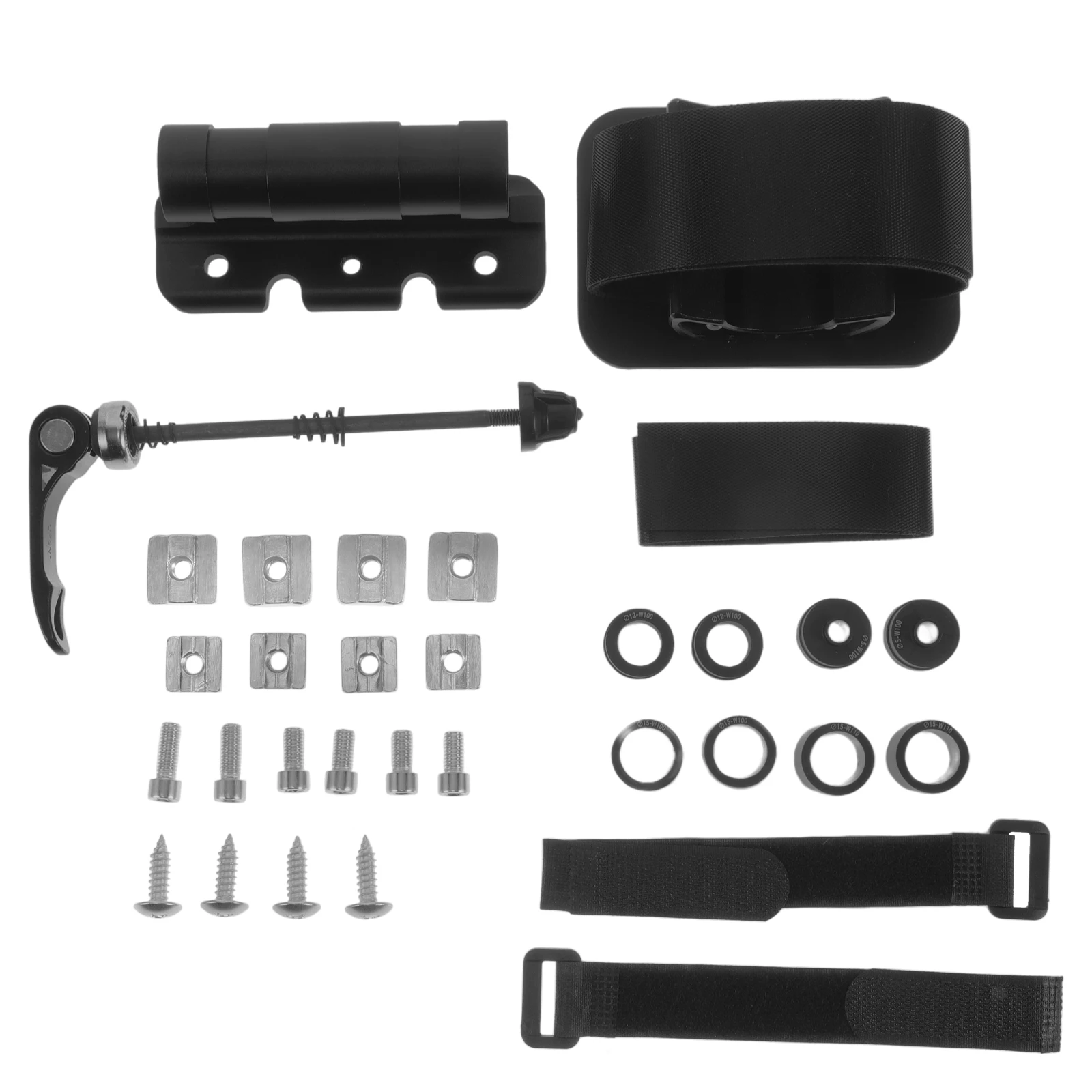 

Quick Release Bicycle Rack Mounts Universal Alloy Front Fork Brackets Lightweight Bike Carrier Set for Mountain Road Bikes Easy