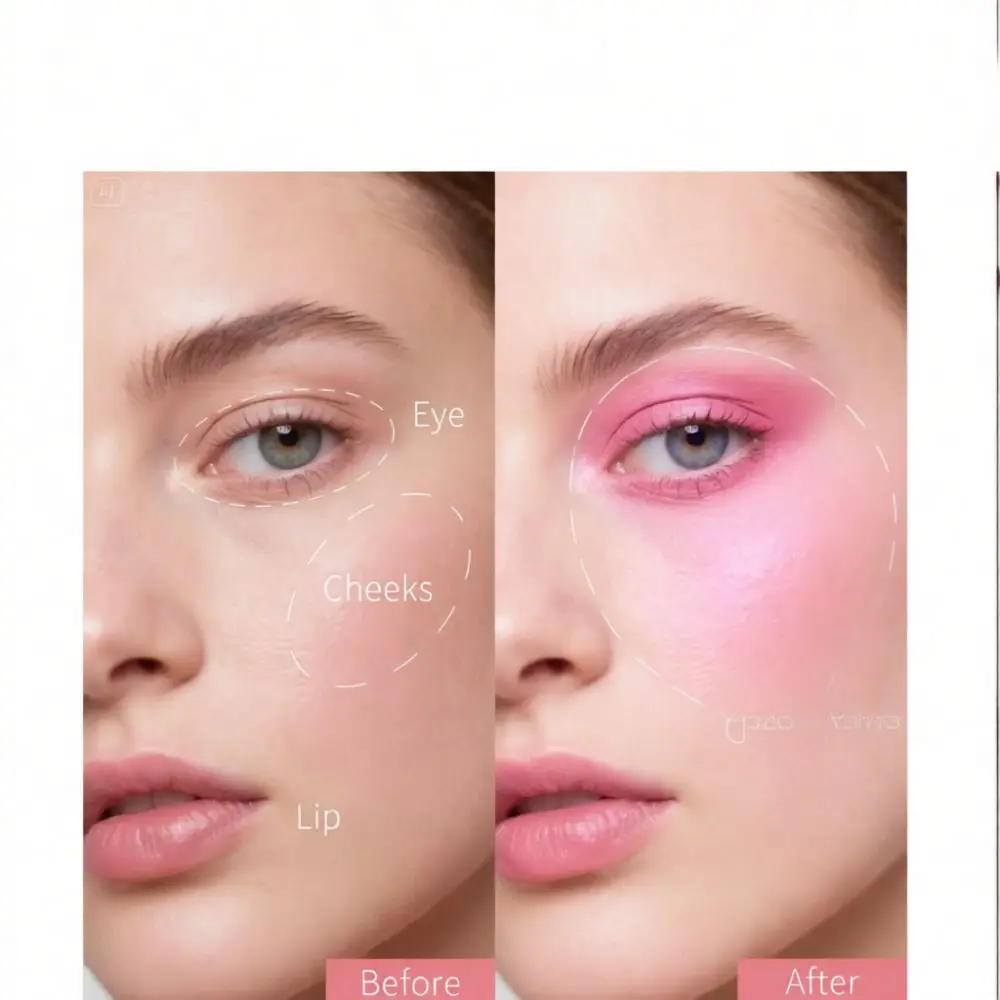 All In One Color Changing Blush Balm Silky Smooth Texture Face Rouge Radiant Longwear Makeup For Eyes And Cheeks Beauty