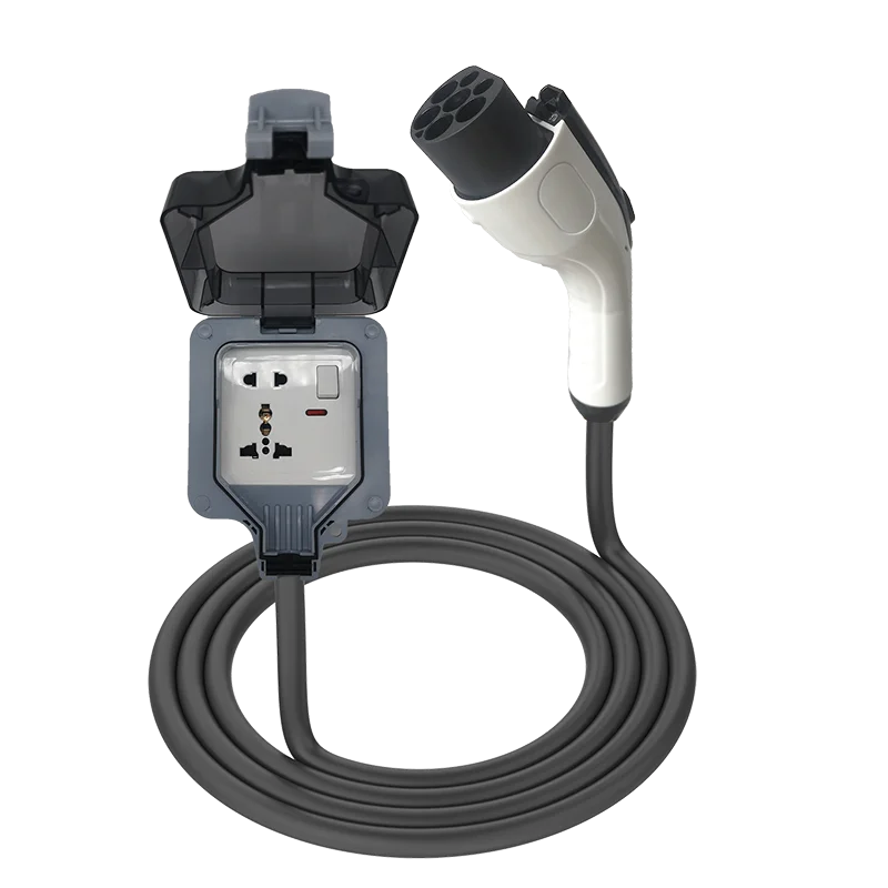 Custom 3.5kw GBT V2L EV Discharge Adapter New BYD Vehicle V2L Charger with Outdoor Camping Extended Plug Socket Gun for EV Charg