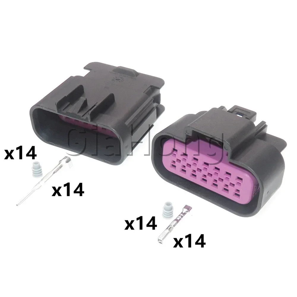 1 Set 14 Ways 15326861 AC Assembly Auto Waterproof Male Female Plug Accessories Auto Urea Pump Assembly Socket 15326856
