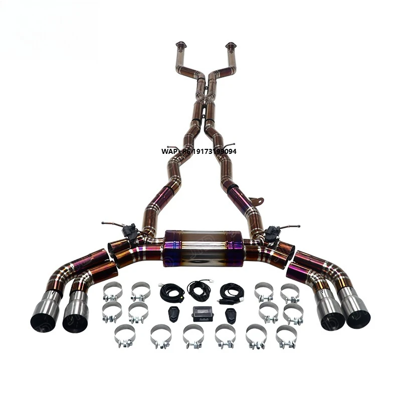 Silenciadores Valvetronic, Sistema de Escape Catback para M5 G90, Tubo de Escape de Titanio