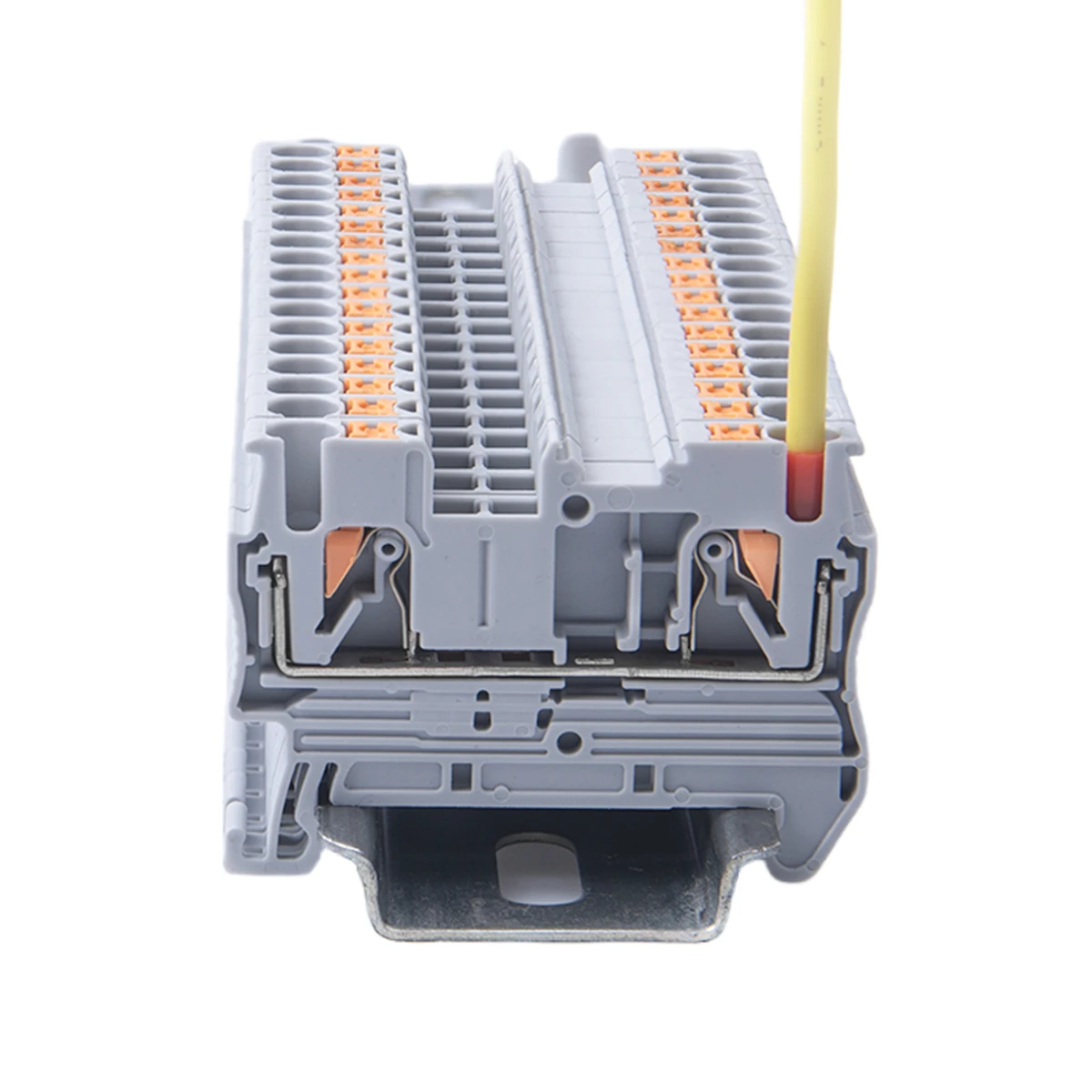1/5/10PCS Din Rail Terminal Block PT-2.5 Push In Terminal Connector Spring Screwless Electrical Wire Conductor Terminal Block