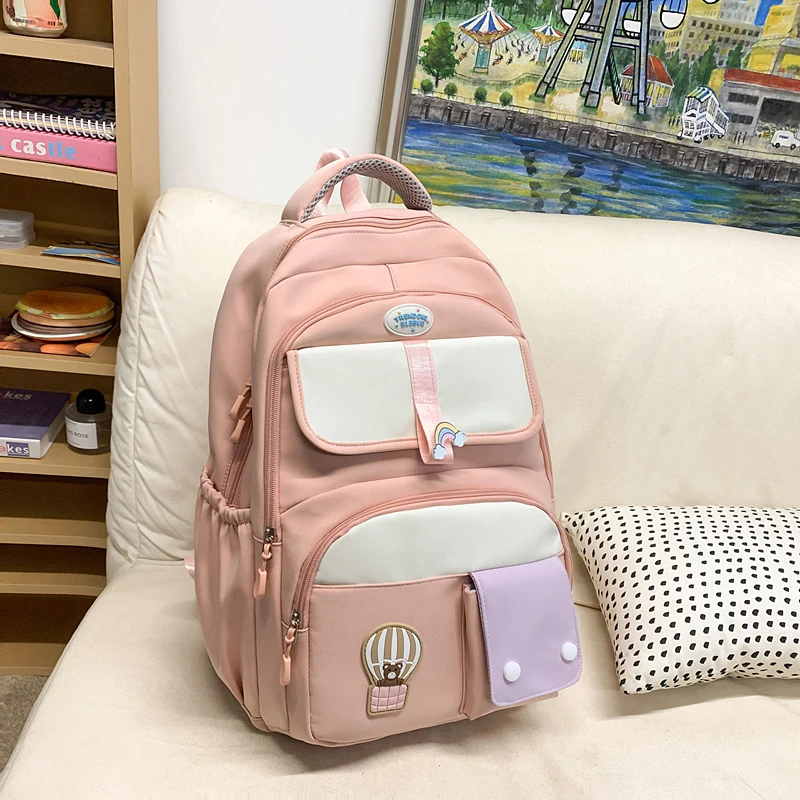 2025 New Large Capacity School Bags Light Spinal Protection Lighten The Burden High Quality Fashion Versatile Backpack