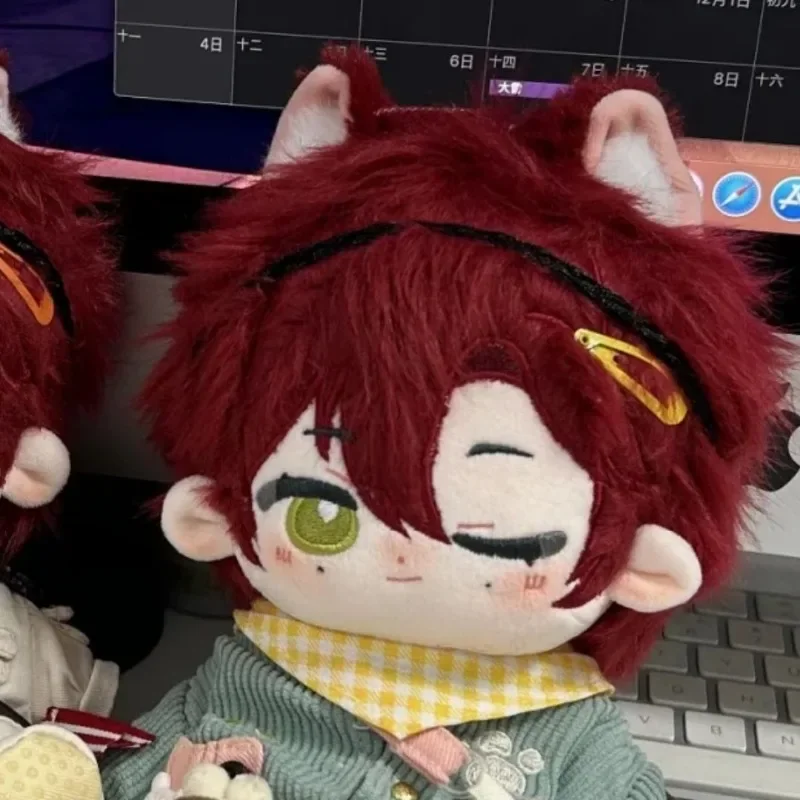 ตุ๊กตา20ซม.Genshin Impact Shikanoin Heizouตุ๊กตาCosplayตุ๊กตาหูBody Dress Up Plushieหุ่นรูปของเล่นXmasของขวัญ