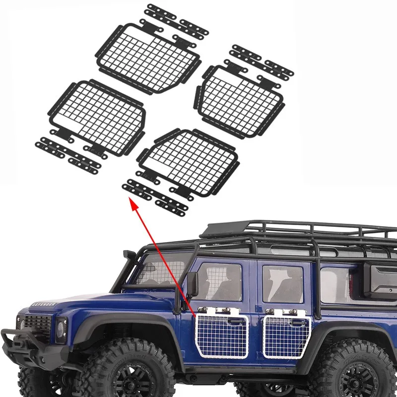 Grc Stainless Steel Reversible Window Guard Mesh For Trax/as 1/18 Trx4m Defender Upgrade Option Parts #g178ys/b