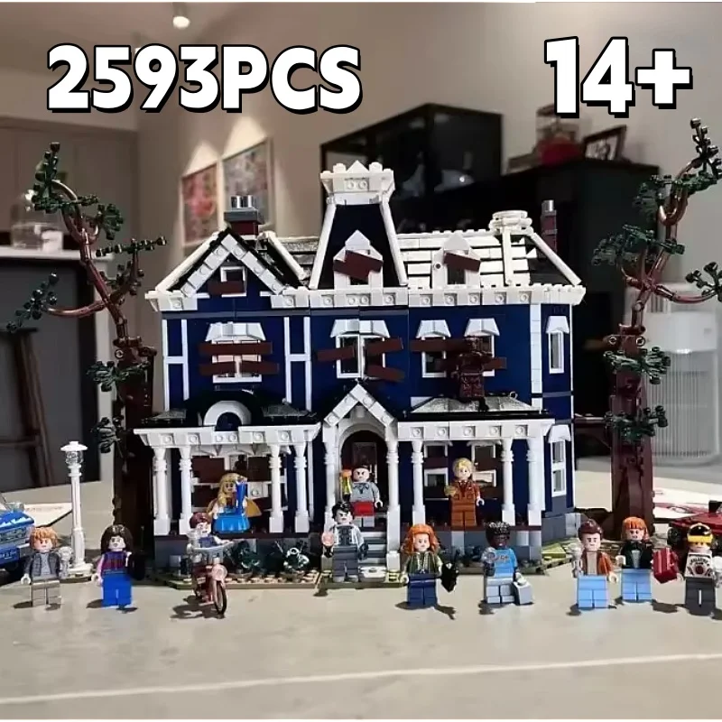 

2026NEW MOC 2593PCS Ideas Science TV Series Stranger Event Creel House Sets City Architecture 11370 Builing Blocks Toys Gift