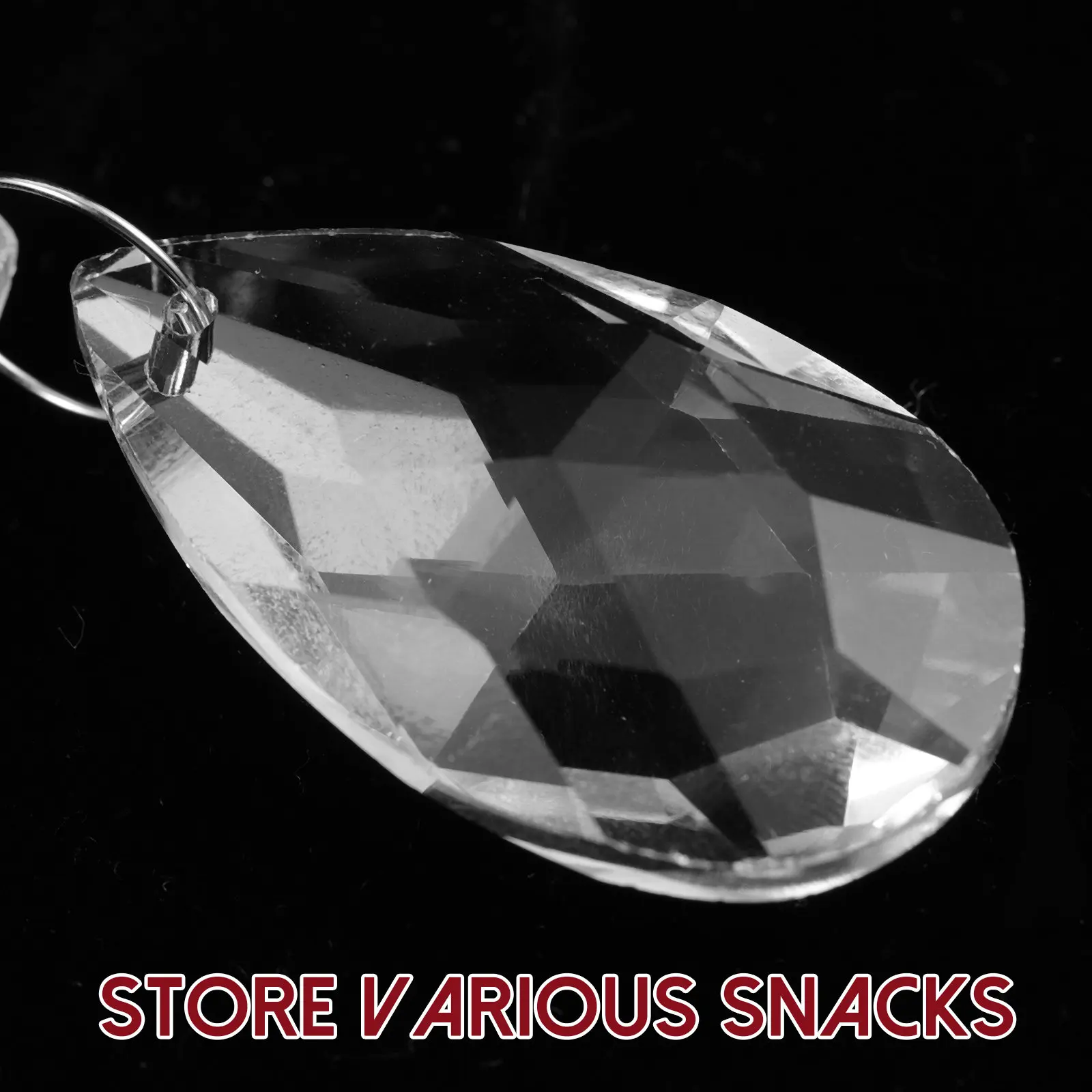 

10Pcs Crystal Pendant Chandelier Decor Simulated Hanging Light Decoration Rainbow Prism Wedding DIY Home Ceiling Hanging