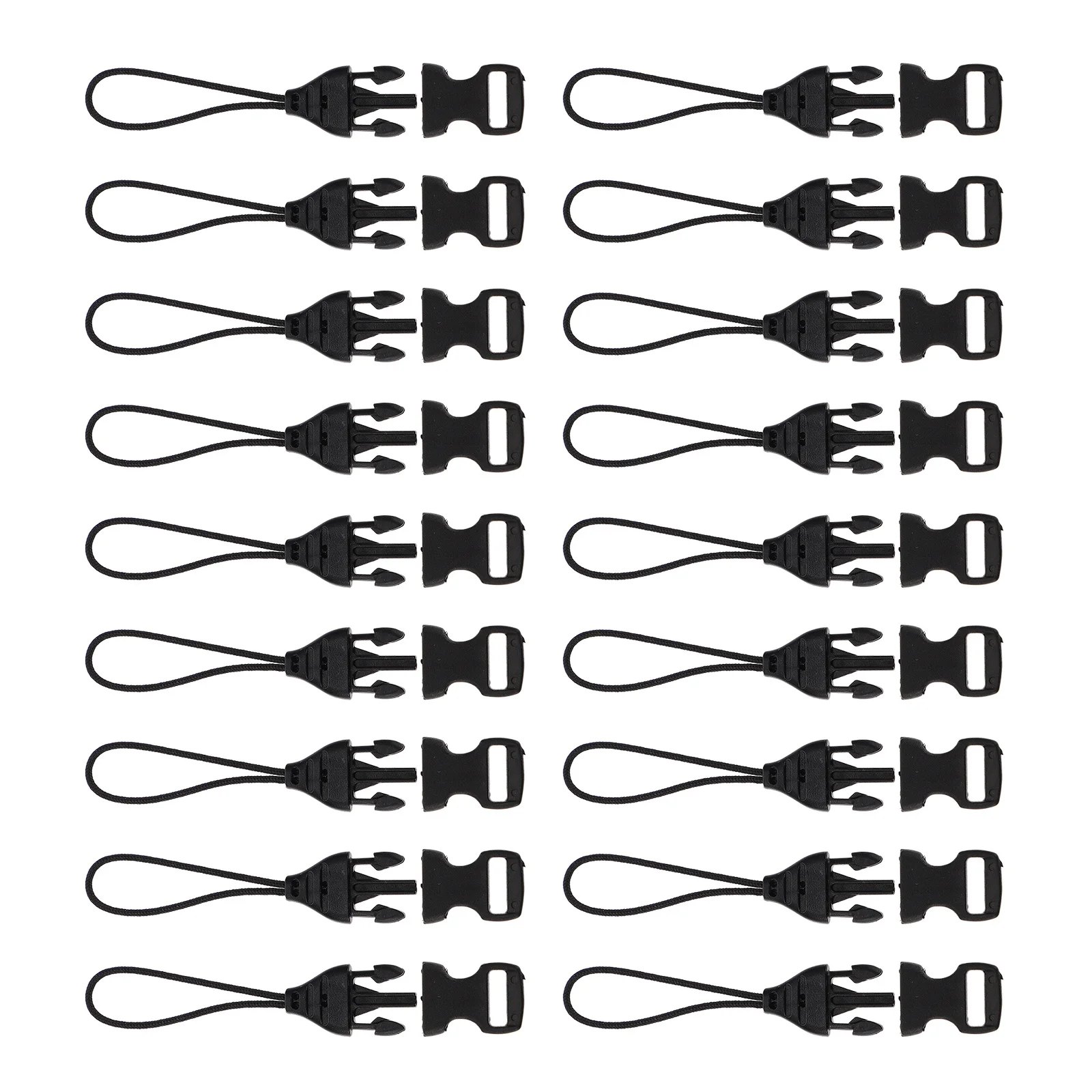 

50Pcs Outdoor Bag Buckles 10Mm Detachable Plastic Side Release Buckle for Travel Camping Purse Fastener Anti-Lost Phone Wrist