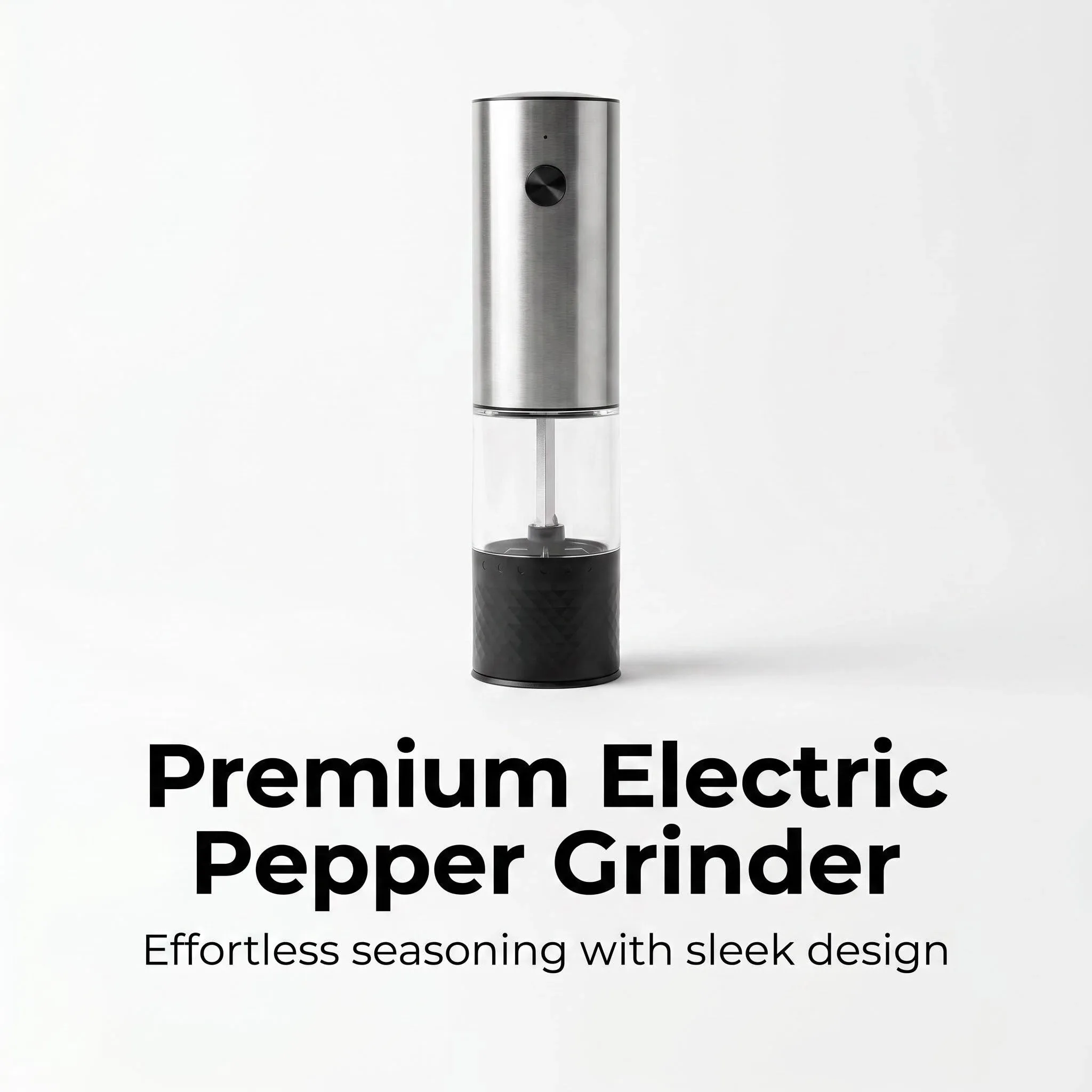 1pc/2pcs MINI USB Rechargeable Automatic Pepper Grinder Adjustable Coarseness Salt And Pepper Mill for Kitchen Spice Grinder