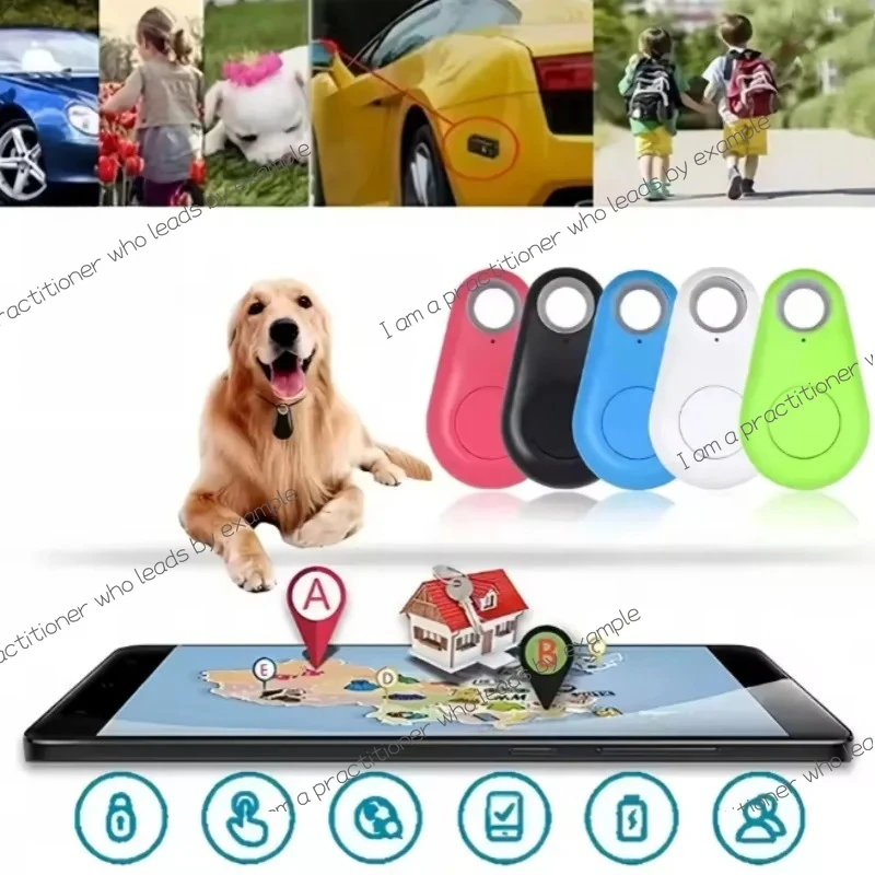 Mini GPS Tracker Bluetooth Outdoor Anti-lost Device Pet Wallet Tracking Two-Way Positioning LOS/Android Smart Locator Accessorie