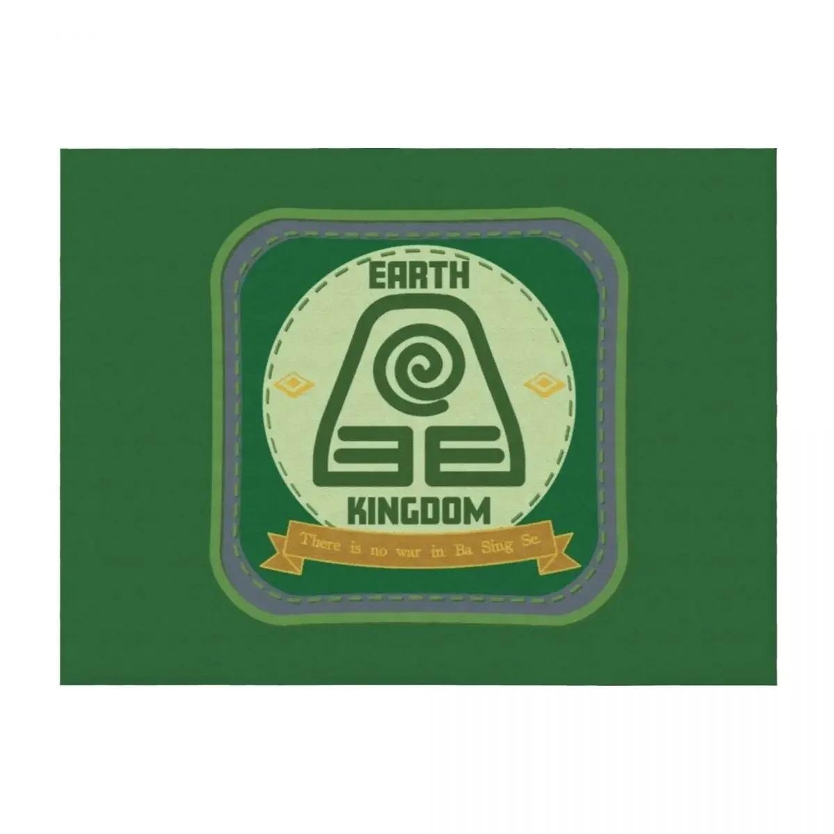 

Earth Kingdom Patch Throw Blanket Beach Decorative Sofas Sleeping Bag Sofa Quilt Blankets