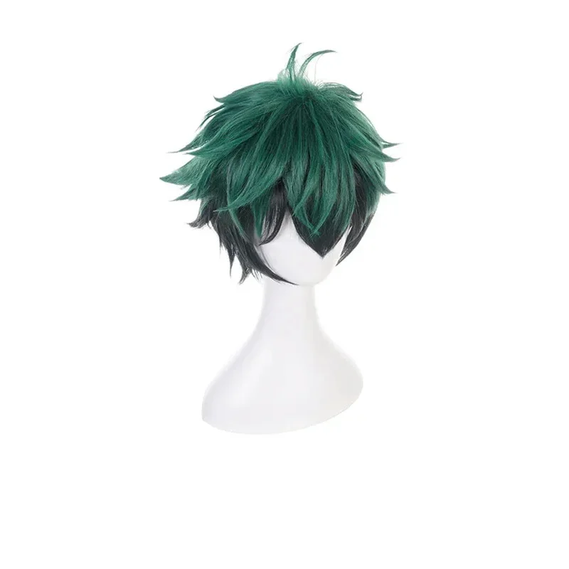 شعر مستعار أنيمي لـ Green Cosplay Wigk؛ 3,c'5.b;8'