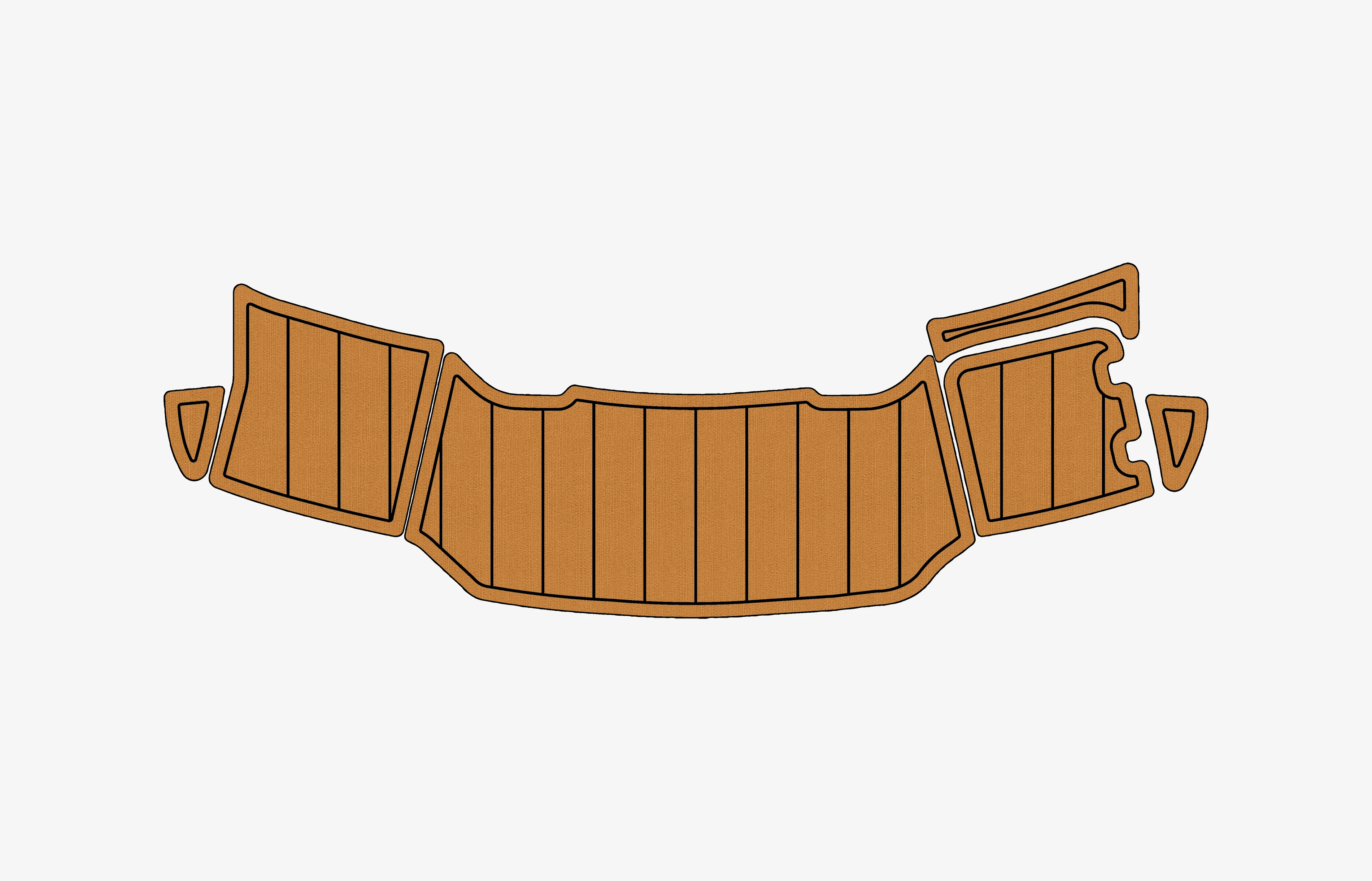 

2017 Chaparral H20 1/4" 6mm EVA foam Non-Slip PVC Teak Decking marine Mat seadek aqua carpet Marine Floor