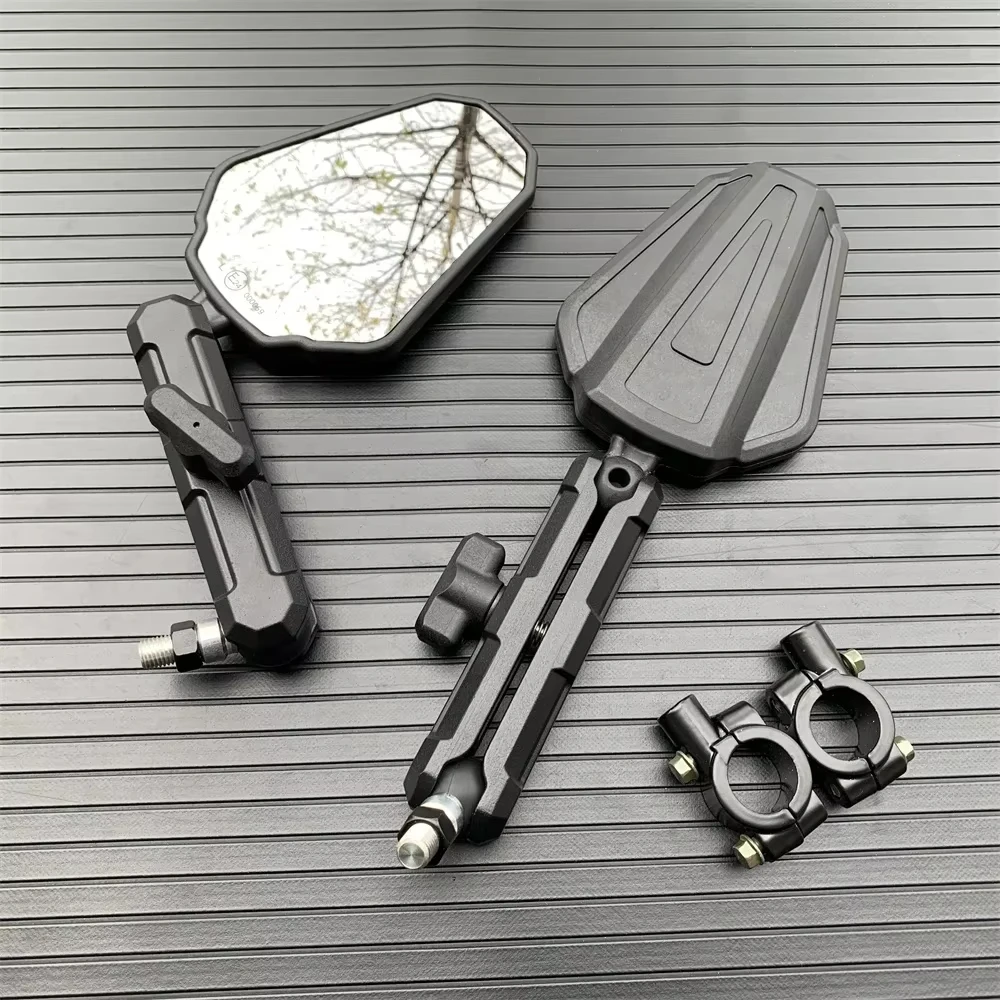 

Universal Motorcycle Rearview Mirrors Foldable 360° Adjustment Off-road Motorcycle Mirrors M8 M10 Bolt Handlebar Mirror