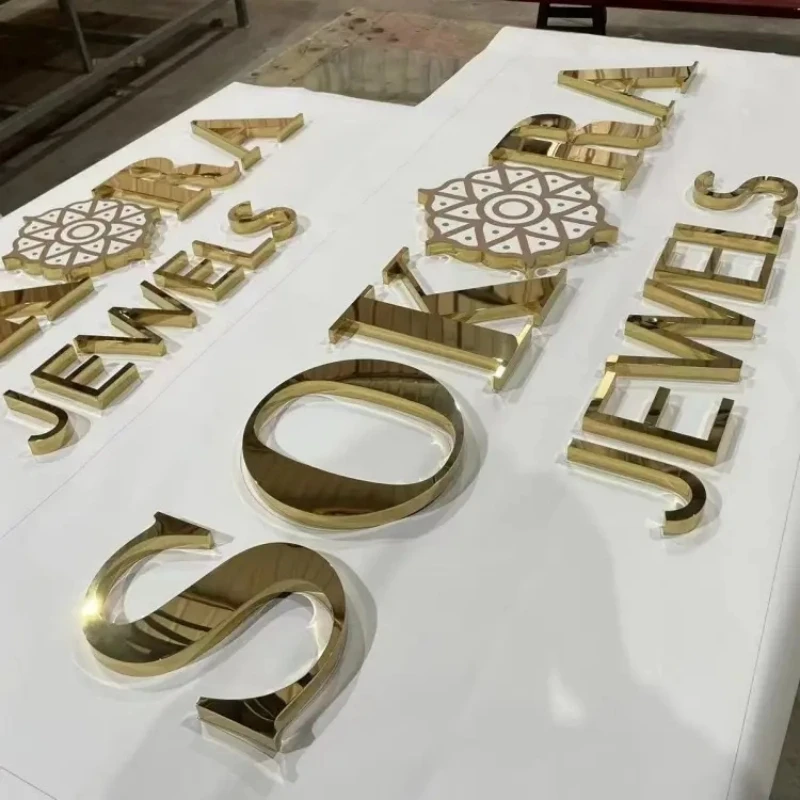 Customized metal billboards, outdoor decorative walls, commercial signs