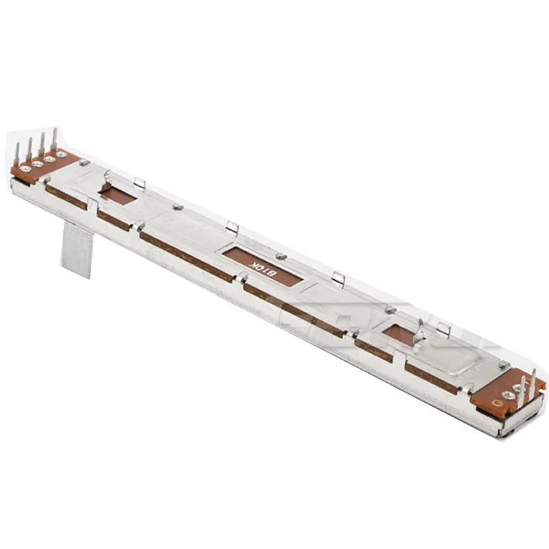 1 قطعة 128 مللي متر SC-1009G طويلة خلاط fader/المزدوج مستقيم انزلاق الجهد B10Kx2/مقبض طول 8MMB/السفر 100 مللي متر