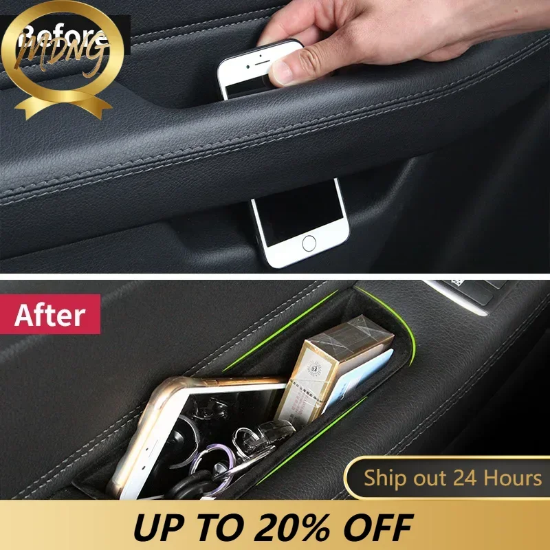 Trim For Mercedes ML320 350 2012 GLE W166 coupe c292 350d  GL450 x166 GLS amg door Armrest Storage Box Container Tray Organizer
