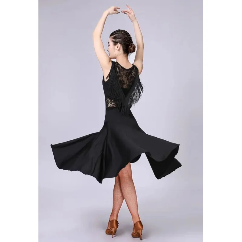 High quality Latin dance dress women/girls/Lady new sexy fringe salsa/ballroom/tango/dad/rumba/samba/Latin dresses for danc